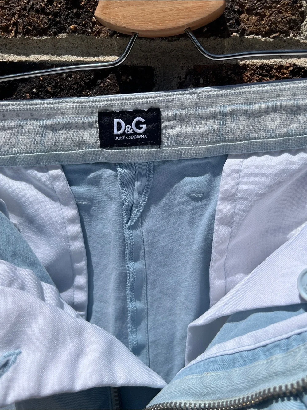 Dolce & Gabbana - Light Blue Men’s Casual Chino Pants - Italian size 48
